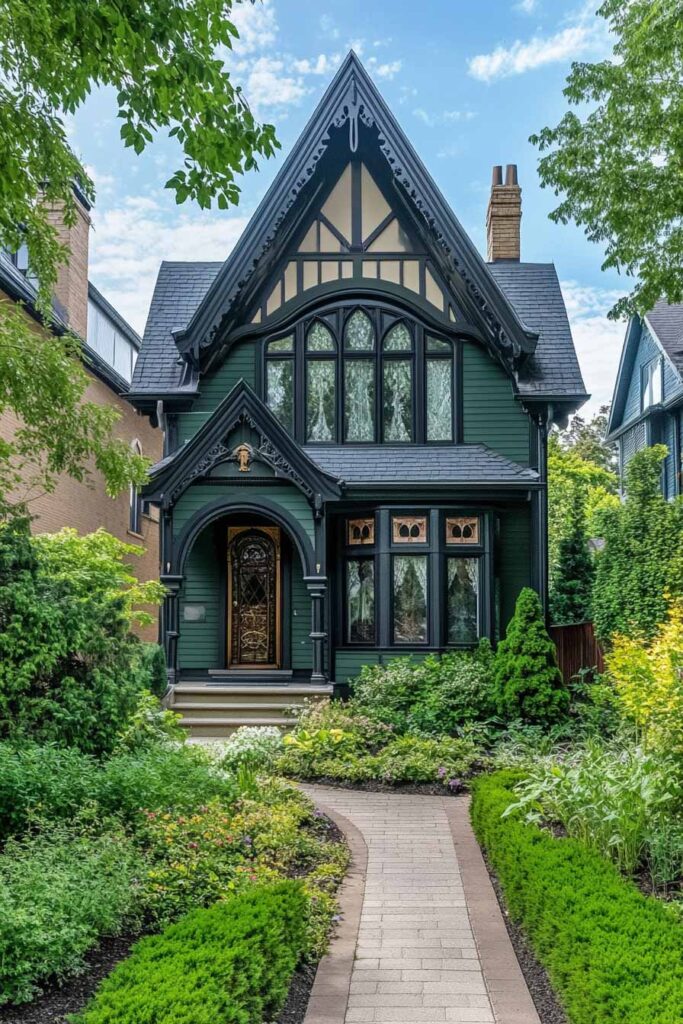 Cozy, elegant, and effortlessly classic — green homes bring out the beauty of any architectural style. This collection is packed with ideas for traditional, modern, and cottage-inspired designs. Each image shows how to make green feel fresh, sophisticated, and uniquely yours.