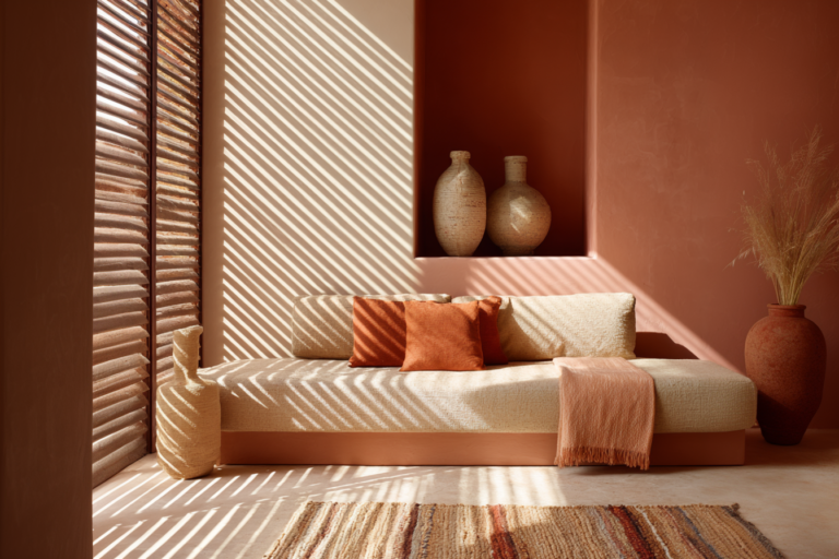 Warm Desert Decor Ideas: Earthy Tones, Sunlit Spaces & Organic Texture