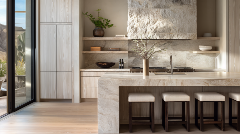 Dimensional Surfaces: The Secret to High-End Neutral Kitchens