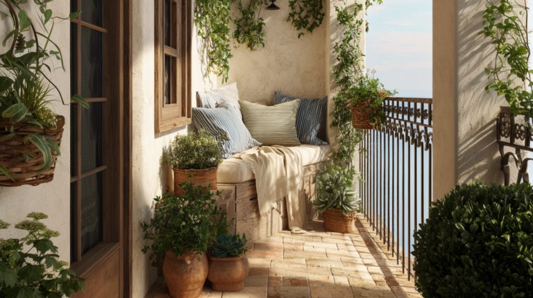Small Mediterranean Balcony Ideas That Feel Bigger and More Beautiful
