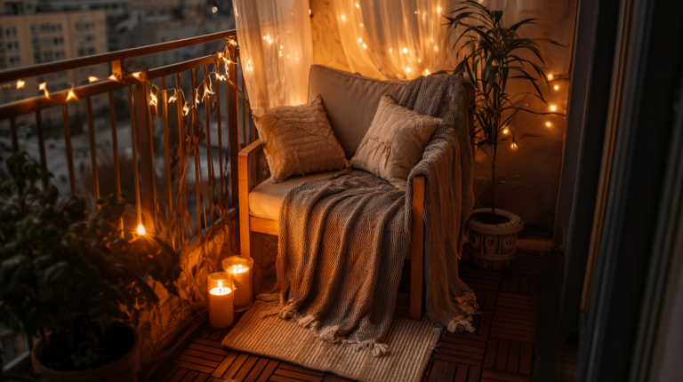Romantic Balcony Lighting Ideas for Cozy Nights