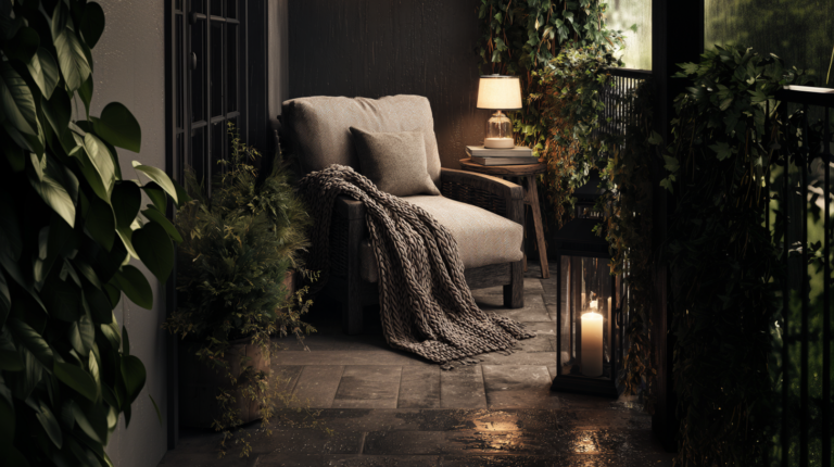 Romantic Moody Balcony Ideas for Cozy Nights